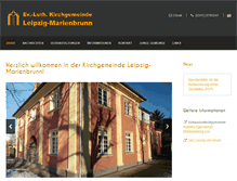 Tablet Screenshot of kirche-marienbrunn.de
